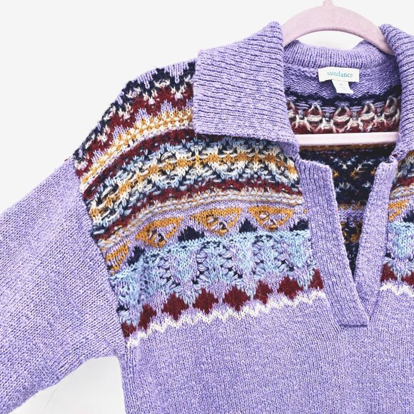 Sundance Calder Fair Isle Collar Sweater - Picture 2 of 11